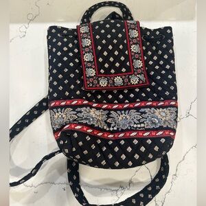 Vera Bradley quilted backpack- like new!